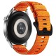 Techsuit nylonový řemínek s přezkou pro Amazfit GTS 4 / GTS 4 Mini oranžový