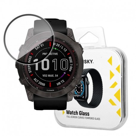 Wozinsky 3D hybridní sklo na displej Garmin Fenix 7 černé