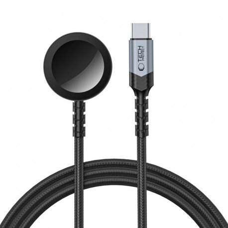 Tech-Protect Ultraboost MC01 magnetický nabíjecí kabel pro Apple Watch USB-C 120cm černý