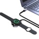 Tech-Protect Ultraboost MC01 magnetický nabíjecí kabel pro Apple Watch USB-C 120cm černý