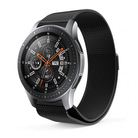 Řemínek Milánský tah pro Samsung Galaxy Watch 46 mm černý