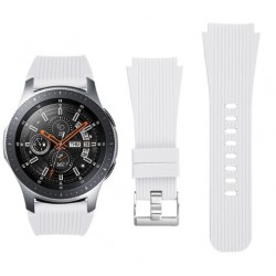 Silikonový řemínek pro Samsung Galaxy Watch 46 mm bílý