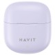 Bezdrátová Bluetooth sluchátka Havit TW976 fialová