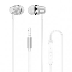 Dudao X10 Pro EarPods sluchátka do uší s ovládáním iOS / Android bílá