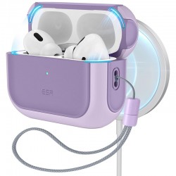 ESR Orbit Hybrid HaloLock pouzdro pro Apple AirPods Pro 1 / 2 fialové