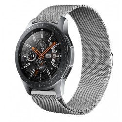Řemínek Milánský tah pro Samsung Galaxy Watch 46 mm stříbrný