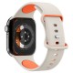Spigen Nano Pop řemínek pro Apple Watch 5/6/7/8/9/10/Ultra 42/44/45/46/49mm Orange Beige
