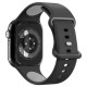 Spigen Nano Pop řemínek pro Apple Watch 5/6/7/8/9/10/SE/SE 2 38/40/41/42mm Black Sesame