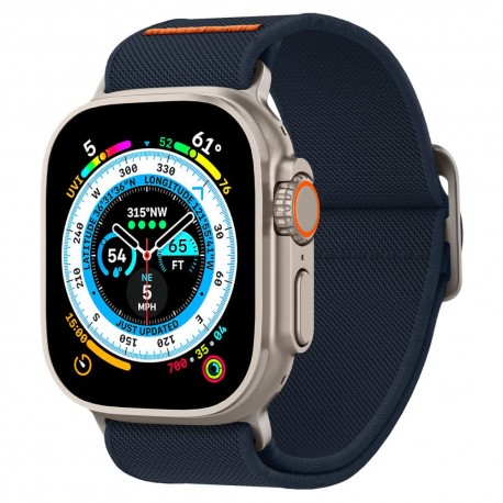 Spigen Fit Lite Ultra řemínek pro Apple Watch 5/6/7/8/9/10/Ultra 42/44/45/46/49mm modrý