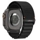 Spigen WBF1 nylonový řemínek pro Apple Watch 5/6/7/8/9/10/Ultra 42/44/45/46/49mm černý