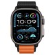 Spigen WBF1 nylonový řemínek pro Apple Watch 5/6/7/8/9/10/Ultra 42/44/45/46/49mm černý / oranžový