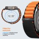 Spigen WBF1 nylonový řemínek pro Apple Watch 5/6/7/8/9/10/Ultra 42/44/45/46/49mm černý / oranžový