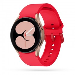 Tech-Protect IconBand silikonový řemínek pro Samsung Galaxy Watch 4 / 5 / 5 Pro / 6 / 7 / FE červený