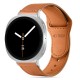 Kožený řemínek pro Samsung Galaxy Watch8 40mm / Watch8 44mm / Watch8 Classic 46mm hnědý