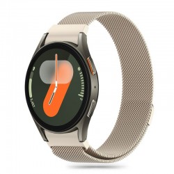 Tech-Protect milánský tah pro Samsung Galaxy Watch 4 / 5 / 5 Pro / 6 / 7 / FE zlatý