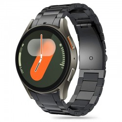 Tech-Protect kovový řemínek pro Samsung Galaxy Watch 4 / 5 / 5 Pro / 6 / 7 / FE černý