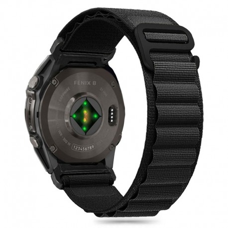 Tech-Protect Alpský tah pro Garmin Fenix 5 / 5 Plus / 6 / 6 Pro / 7 / 8 47mm černý