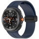 Techsuit W011 silikonový řemínek pro Samsung Galaxy Watch8 40mm / Watch8 44mm / Watch8 Classic 46mm modrý