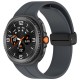 Techsuit W011 silikonový řemínek pro Samsung Galaxy Watch8 40mm / Watch8 44mm / Watch8 Classic 46mm šedý