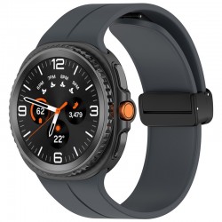 Techsuit W011 silikonový řemínek pro Samsung Galaxy Watch8 40mm / Watch8 44mm / Watch8 Classic 46mm šedý