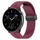 Techsuit W011 silikonový řemínek s magnetem pro Garmin Venu 3S červený