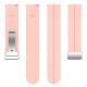 Techsuit W011 silikonový řemínek s magnetem pro Amazfit GTS 4 / GTS 4 Mini růžový