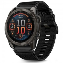 Nylonový řemínek s přezkou QuickFit 26mm pro Garmin Instinct 2X Solar černý