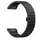 Kovový řemínek QuickFit 22mm pro Garmin Fenix E 47mm černý