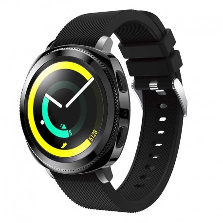 Silikonový řemínek pro Samsung Gear Sport černý