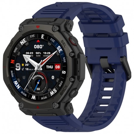 Techsuit W067 silikonový řemínek pro Amazfit T-Rex 3 Pro modrý
