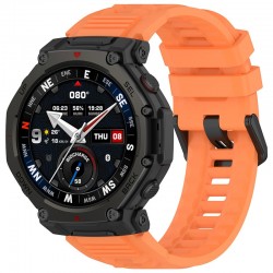 Techsuit W067 silikonový řemínek pro Amazfit T-Rex 3 Pro oranžový