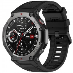 Techsuit W067 silikonový řemínek pro Amazfit T-Rex 3 černý
