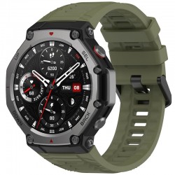Techsuit W067 silikonový řemínek pro Amazfit T-Rex 3 zelený