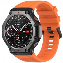Techsuit W067 silikonový řemínek pro Amazfit T-Rex 3 oranžový