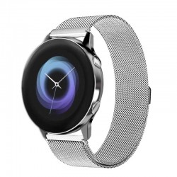 Řemínek Milánský tah pro Samsung Galaxy Watch Active stříbrný