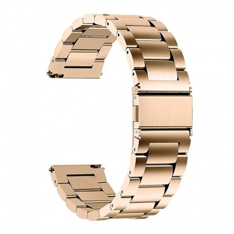 Kovový řemínek W010 22mm pro Amazfit Bip 6 růžový