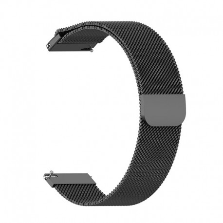 Techsuit W009 20mm řemínek milánský tah pro Huawei Watch GT 5 Pro 42mm černý