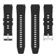 Techsuit W026 22mm silikonový řemínek pro Huawei Watch GT 5 Pro 42mm černý