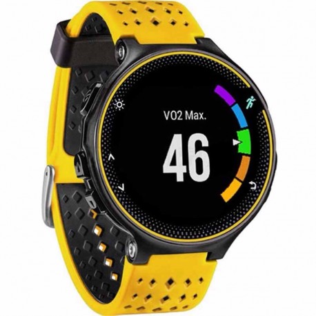 Silikonový řemínek pro Garmin Forerunner 220/230/235 žluto-černý