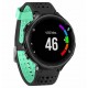 Silikonový řemínek pro Garmin Forerunner 735 XT černo-modrý