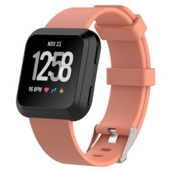 Sportovní silikonový řemínek pro Fitbit Versa Lite broskvový