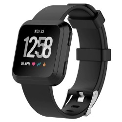 Sportovní silikonový řemínek pro Fitbit Versa Lite černý