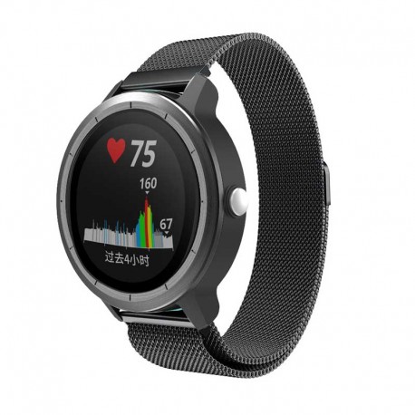 Řemínek Milánský tah pro Garmin Vivoactive 3 černý