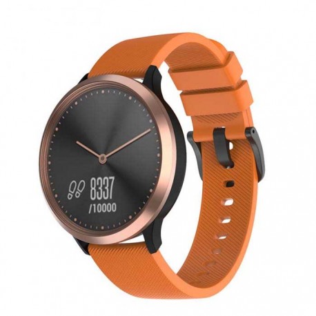 Silikonový řemínek pro Garmin Vivomove Optic oranžový