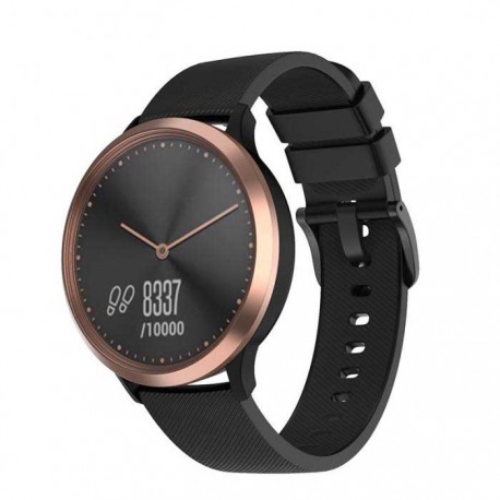 Silikonový řemínek pro Garmin Vivomove Optic černý