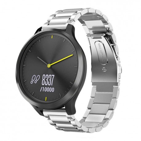 Kovový řemínek pro Garmin Vivomove Optic stříbrný