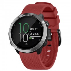 Silikonový řemínek pro Garmin Forerunner 645 červený