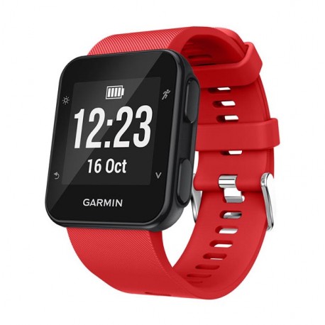 Silikonový řemínek pro Garmin Forerunner 35 červený