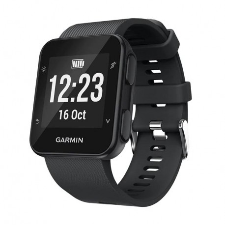 Silikonový řemínek pro Garmin Forerunner 35 černý