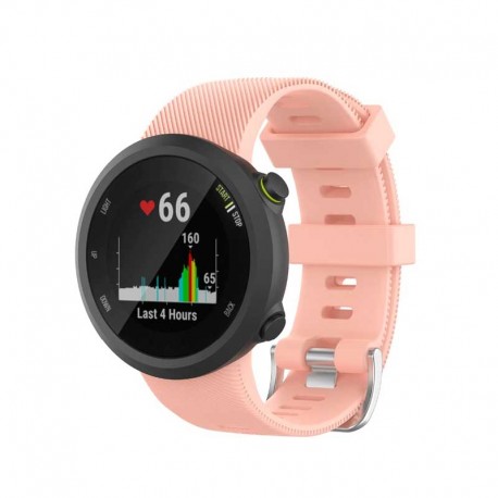 Silikonový řemínek pro Garmin Forerunner 45 růžový
